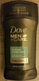 Dove Men+Care Clean Comfort 48 Hour protection Stick Deodorant, 2.7 oz