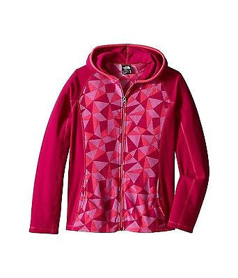 The North Face Glacier Full Zip Hoodie Girls' Roxbury Pink Triangle Camo