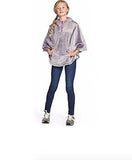 North Face Girl's 'Oso' Fleece Hooded Poncho, Size L (14-16) - Metallic