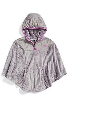 North Face Girl's 'Oso' Fleece Hooded Poncho, Size L (14-16) - Metallic