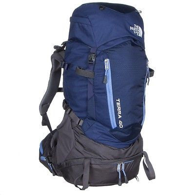 The North Face Terra 40 Hiking Backpack Womens ( Patriot Blue/Persian Jewel, XS/