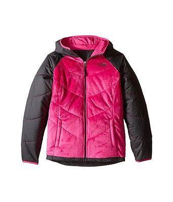 The North Face GIRLS’ REVERSIBLE PERSEUS JACKET color: CABARET PINK size: XS (6