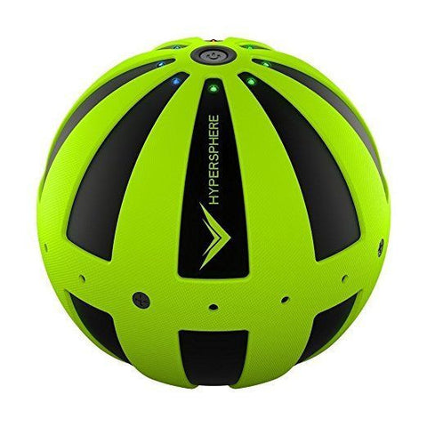 HyperIce - HYPERSPHERE Vibrating Fitness Ball - Black/Green NEW Open Box